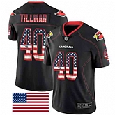 Nike Cardinals 40 Pat Tillman Black USA Flag Fashion Limited Jersey Dyin,baseball caps,new era cap wholesale,wholesale hats